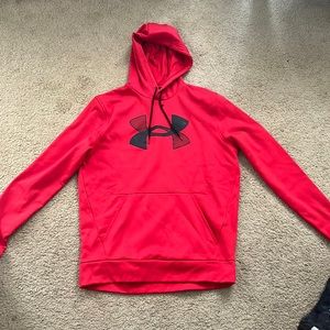 Red Under Armor hoodie